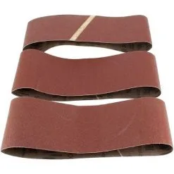 Bandes Abrasives 75x457 100g Par 3 Pour Ponceuse Skil