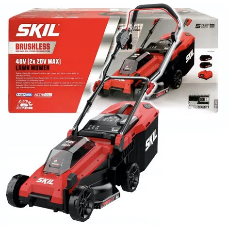 SKIL 0130 CA Tondeuse à Gazon Sans Fil Brushless 40V Sans Batterie