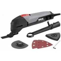 Skil Outil Multifonctions 1470 AA Outil Multifonction 200W Avec Abrasif + Accessoires