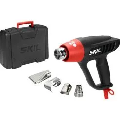 Skil Decapeur Thermique 8003 DC, 2000 W, 70/450/600°C, Decapeur Thermique Avec Buses