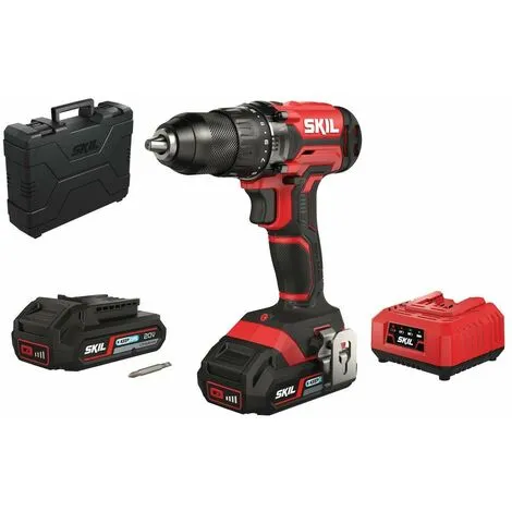 Perceuse-visseuse à Batterie SKIL DD1E 3010HB 20v Avec 2 Batteries 2,5Ah
